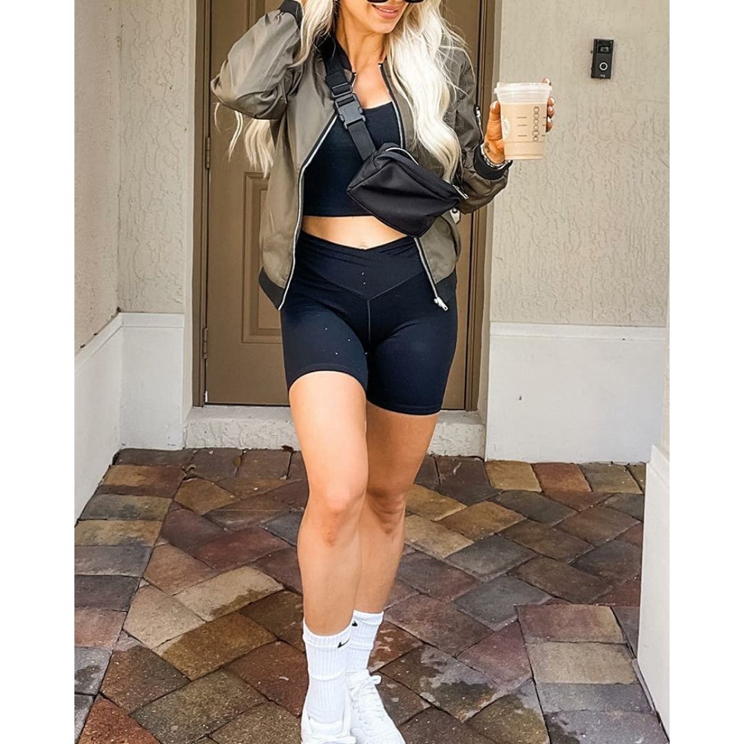 Elise | Klassische Bomberjacke mit Reißverschluss