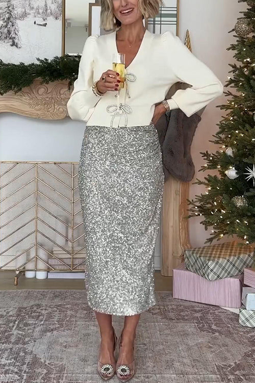 Clara – Süßer Pullover mit Schleife