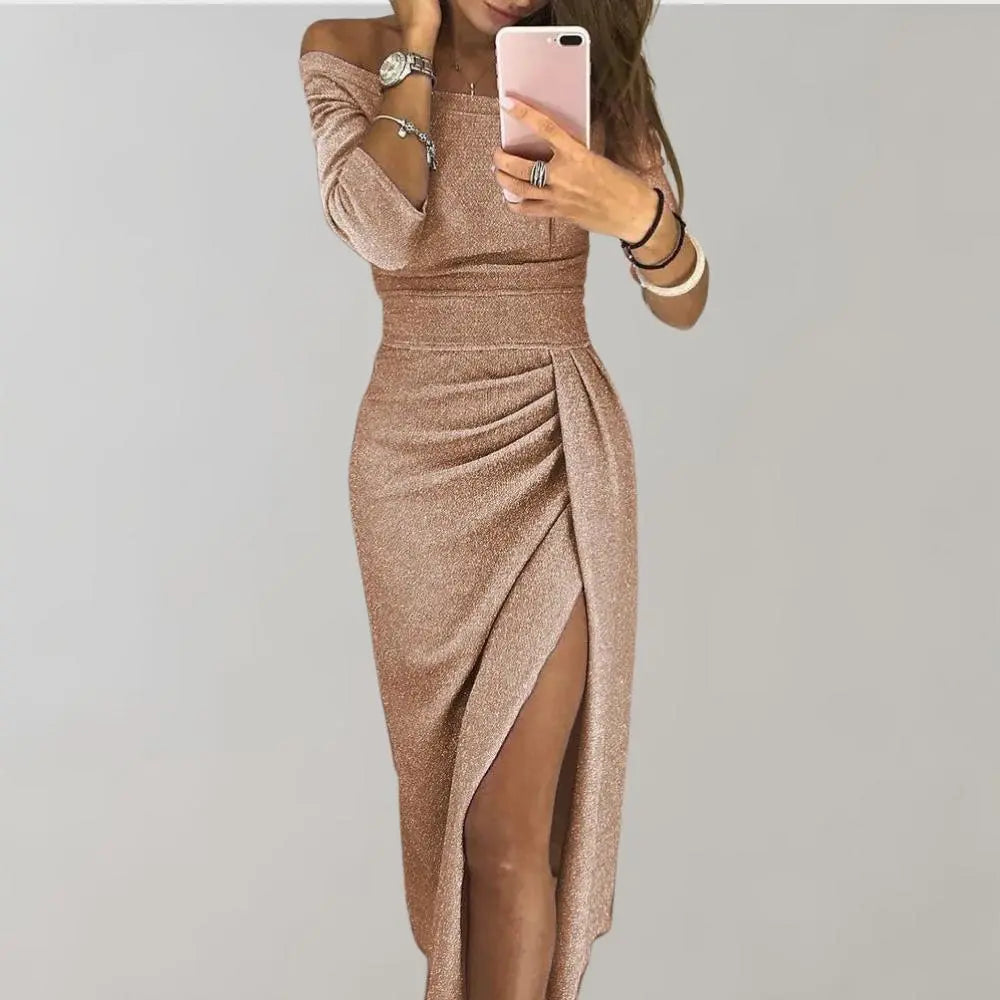 Sophia | Atemberaubendes Damenkleid mit Glitzer-Finish