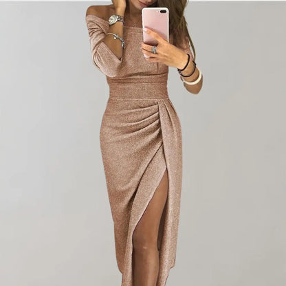 Sophia | Atemberaubendes Damenkleid mit Glitzer-Finish